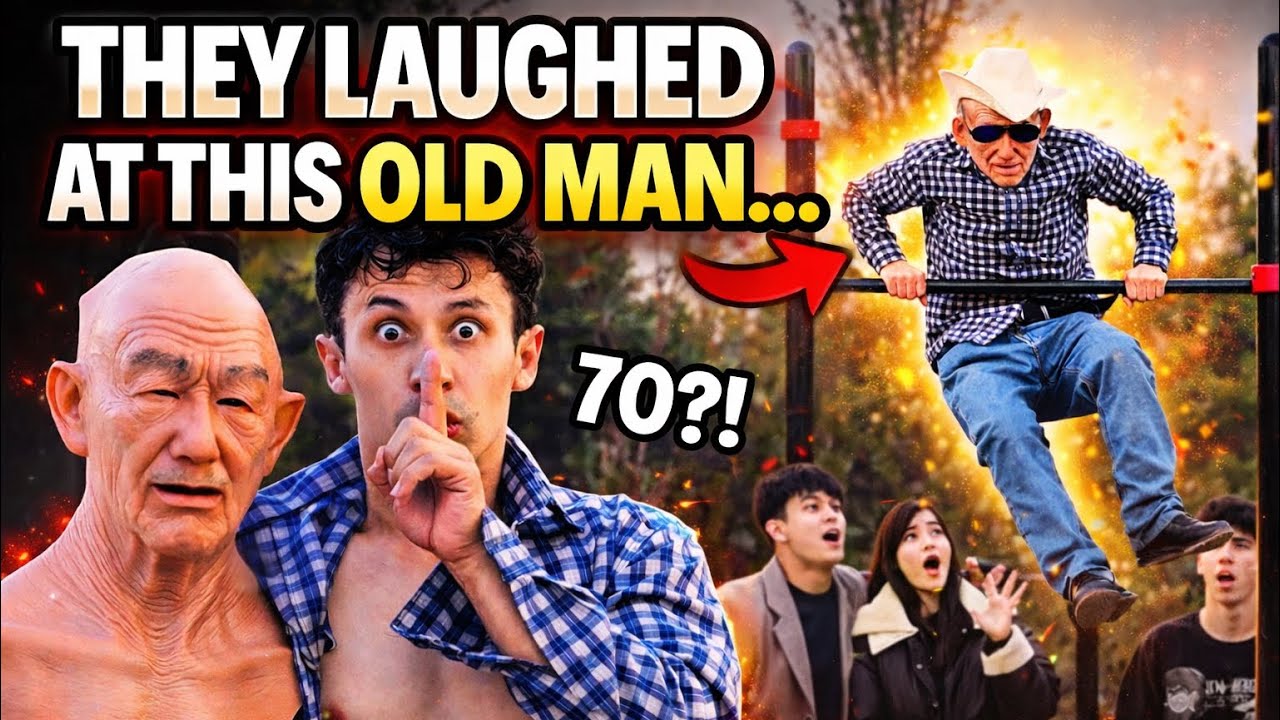 OLD MAN PRANK: 80-YEAR-OLD GRANDPA SHOCKS THE PARK WITH A 25KG CANE & CRAZY SKILLS