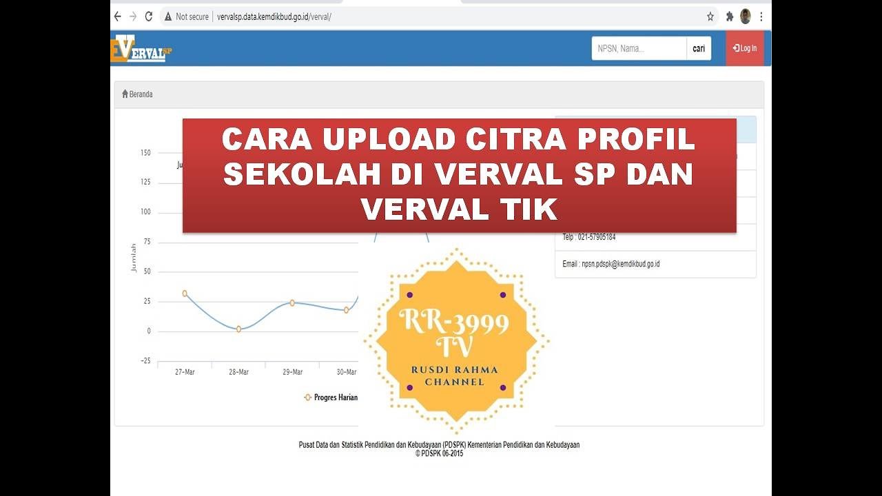 CARA UPLOAD CITRA PROFIL SEKOLAH DI VERVAL SP DAN VERVAL TIK 