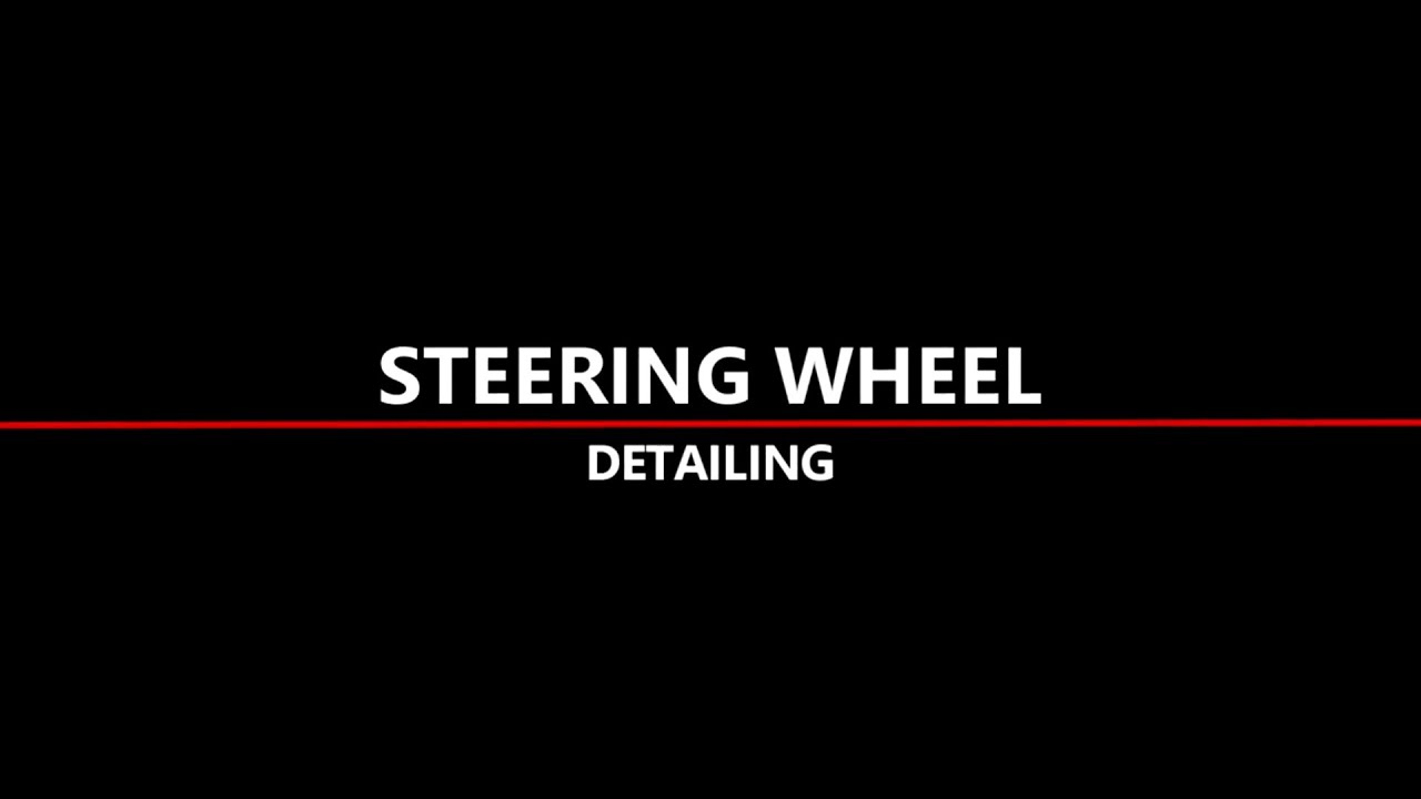 Detailing steering wheel - Colourlock