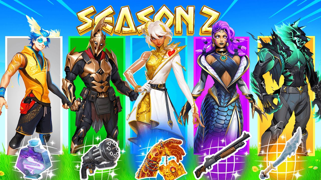 Die *ZUFÄLLIGE* SEASON 2 GÖTTER SKIN Challenge in Fortnite!