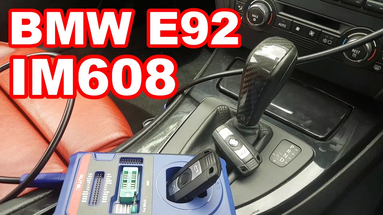 bmw-e92-key-programming-using-the-im608-youtube