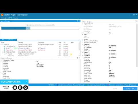 Plugins de integração ferramentas CAD e FoccoERP