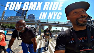 Bmx Riding Over 40 Cruise Through Nyc Cunningham Park And Long Beach