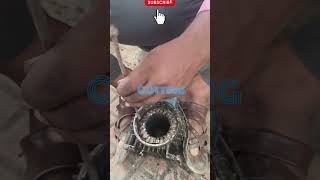 ⚡ Cutting Old Copper Wire! 😱 #shorts