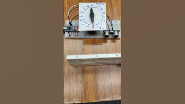 Simple Arduino project distance sensor #shorts #diy #arduino uno projects