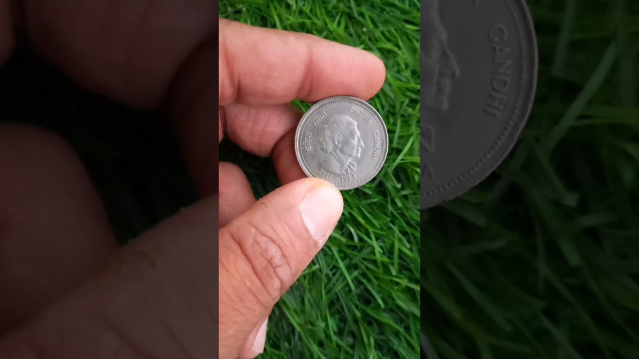 50 paise Indira Gandhi coin 🇮🇳 | 