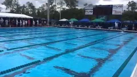 Catherine maxey, 2013 Southern Zones, 100 fly, Ln 4