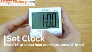 TT0010 Digital Alarm Timer + Clock