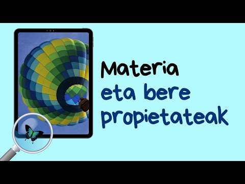 Materia eta bere propietateak