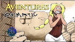 Le bouclier et la fillette. -Aventure - Bazar du grenier - animatic/storyboard