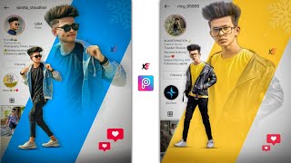 instagram Creative Dual Photo Editing || Picsart Photo Editing - Xyaa Edits🔥