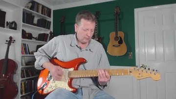 Guitar Lesson: Scale Harmonies in Minor Pentatonic Positions 3 and 4