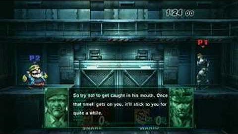 Super Smash Bros Brawl - Snake Codec Secrets: Wario