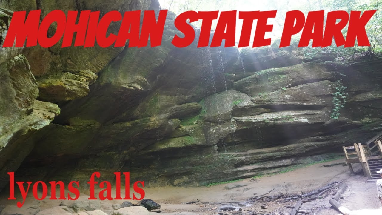 mohican state park ohio big lyons falls and little lyons falls best