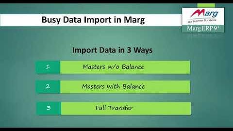 How to Import Data from Busy to Marg ERP [Hindi].mp4