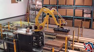Multi Lane Fanuc Robot Palletizing Robot System