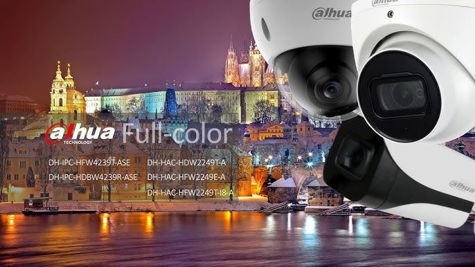 Caméra bullet Dahua Full HD IP - couleur - détection de mouvement -  emplacement pour