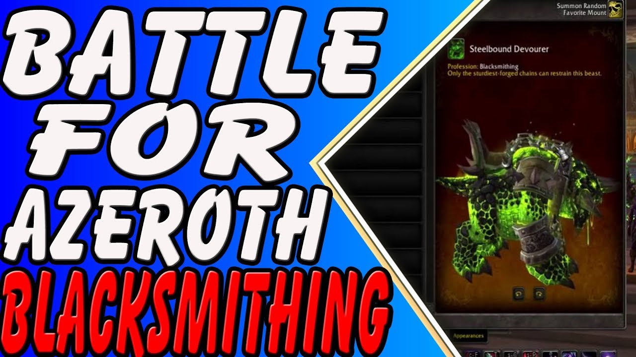 WoW Blacksmithing change