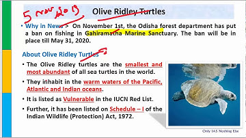Mission 2020: Lecture 6 Environment | Current Affairs Revision for Prelim 2020 UPSC/CSE/IAS