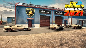 Restoring of ALL Lamborghini Cars in Car Mechanic Simulator 2021!