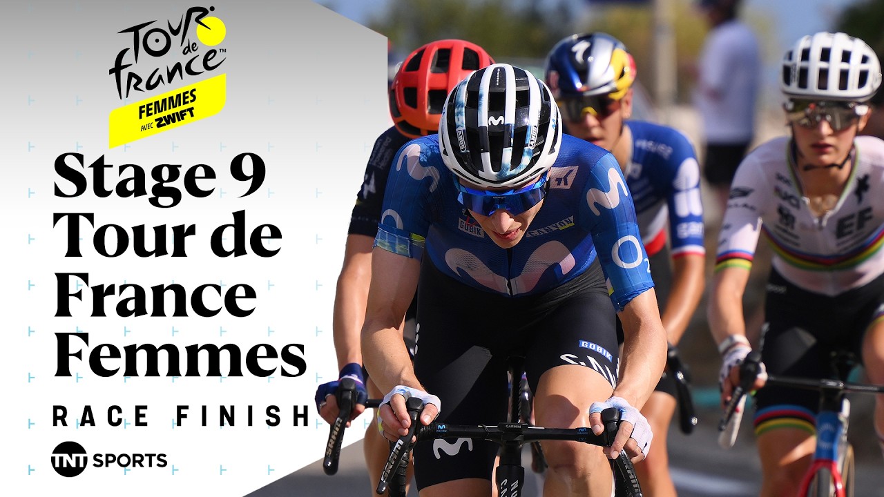 HISTORIC WIN! 👏 | Tour de France Femmes Stage 9 Final KM's | TNT Sports Cycling