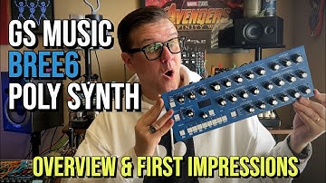 GS Music Bree6 Analog Polyphonic Synthesizer -  Overview & First Impressions
