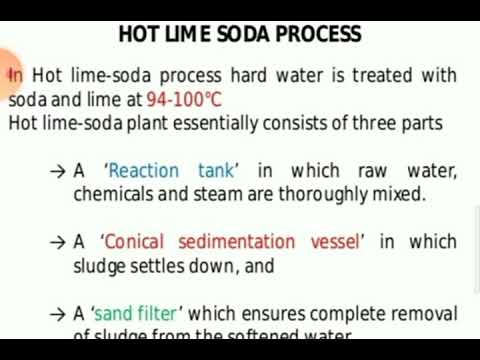 Hot lime soda process - YouTube