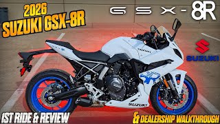 2026 SUZUKI GSX-8R 1st Ride & Review | Black Friday Dealership Walkthrough
