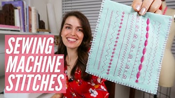 Selecting Stitches | Sewing Machine Basics