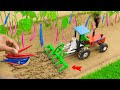 Top most creative diy mini tractor beans farming pough machine  science project sanocreator