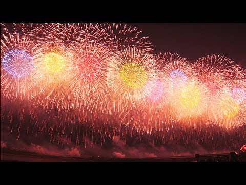 花火 圧巻‼ 正三尺玉6連発 長岡花火2023 8月2日、3日 Nagaoka