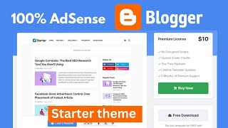 Best Blogger Template | 100% AdSense approval | Easy customisable | 2023