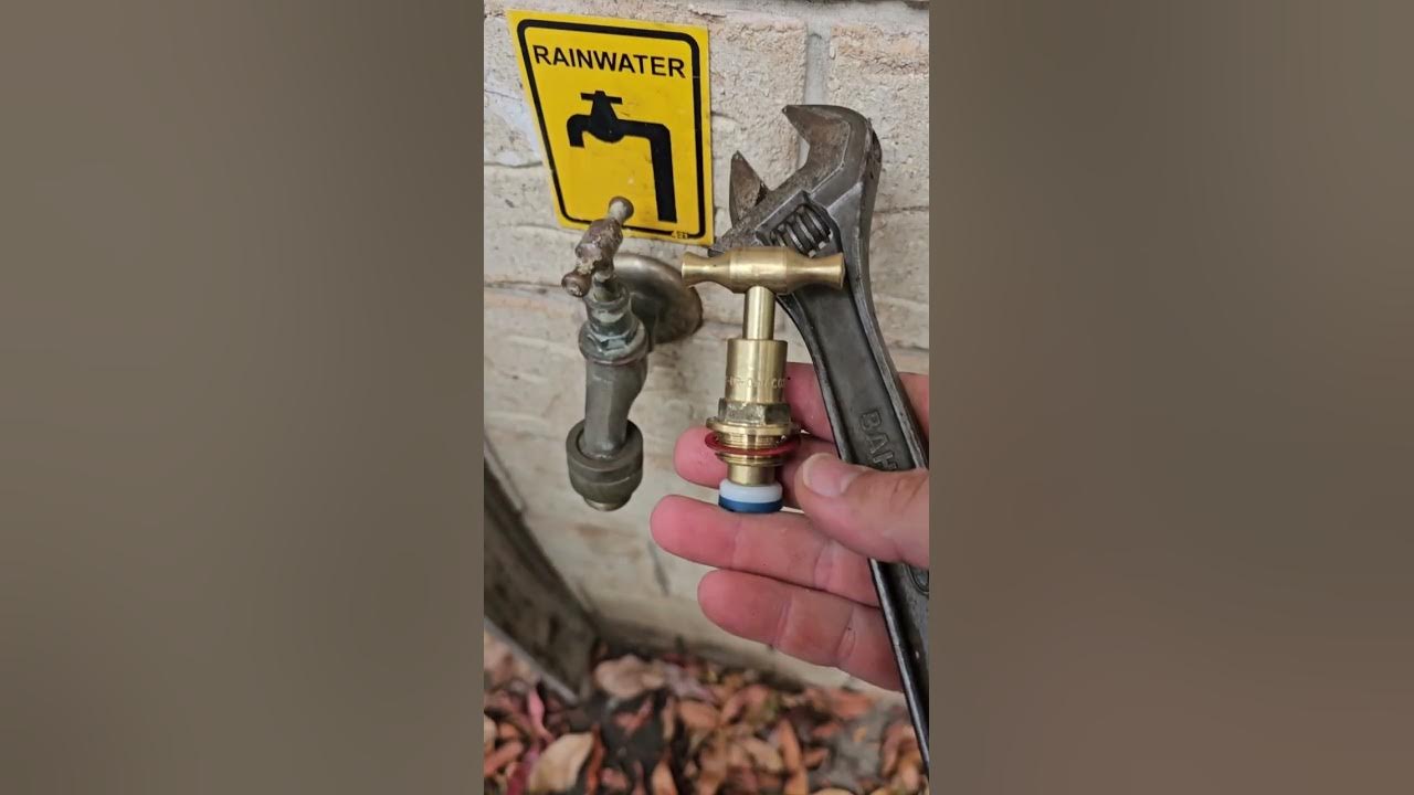 How to replace or fix a leaking Garden tap DIY YouTube