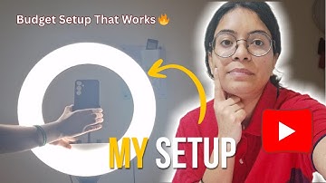 My YouTube Studio Setup 2025 🎥 | Camera, Mic, Lights & Editing Secrets!