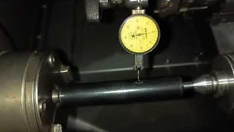 CNC machine tailstock taper allignment adjustment process