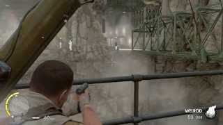 Sniper Elite 3: German soldier walks off a cliff screenshot 1