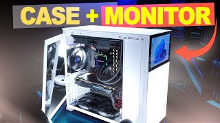 PC CASE with Integrated MONITOR — JONSBO D41 SCREEN
