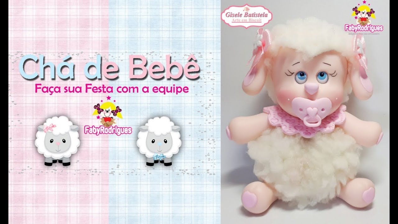 LEMBRANCINHA OVELHA SACHÊ - CHÁ DE BEBÊ  - PROJETO FAÇA SUA FESTA COM A EQUIPE FABY RODRIGUES