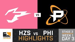 HIGHLIGHTS Hangzhou Spark vs. Philadelphia Fusion | Stage 3 | Week 1 | Day 3 | Overwatch League