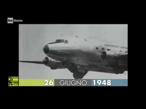 §.1/- rai storia accadde - 26 giugno 1948 - inizia il ponte aereo di Berlino