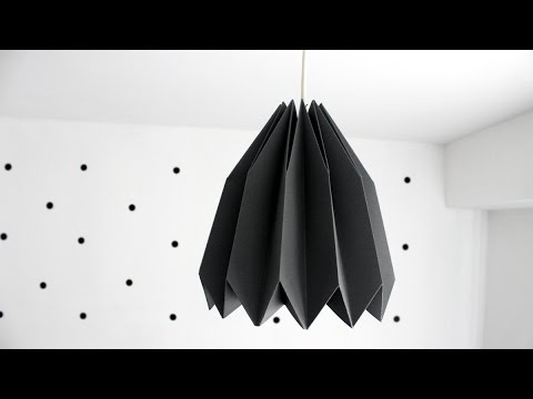Diy Lampa Origami Youtube
