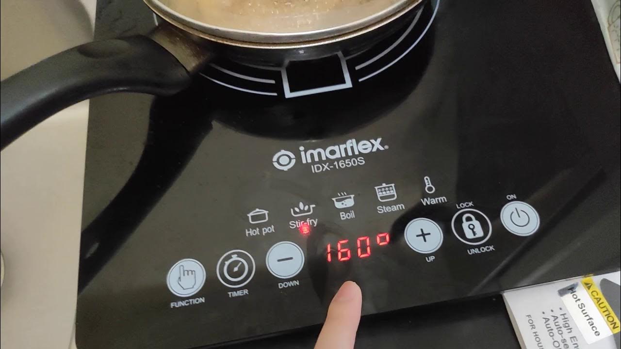 how to set timer on imarflex induction cooker YouTube