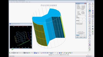 LS-PrePost BlockM: Cylinder with Hole