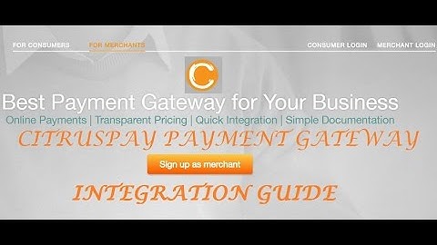 How To Integrate Citruspay Payment Gateway In Any website Using PHP