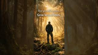 Root yourself in purpose, grow beyond limits#Grounded#PurposeDriven#GrowthMindset#NaturePower#FYP