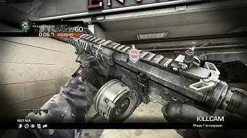 Aim bot and Wall hack cheating on COD Ghosts on PC - Player "..."