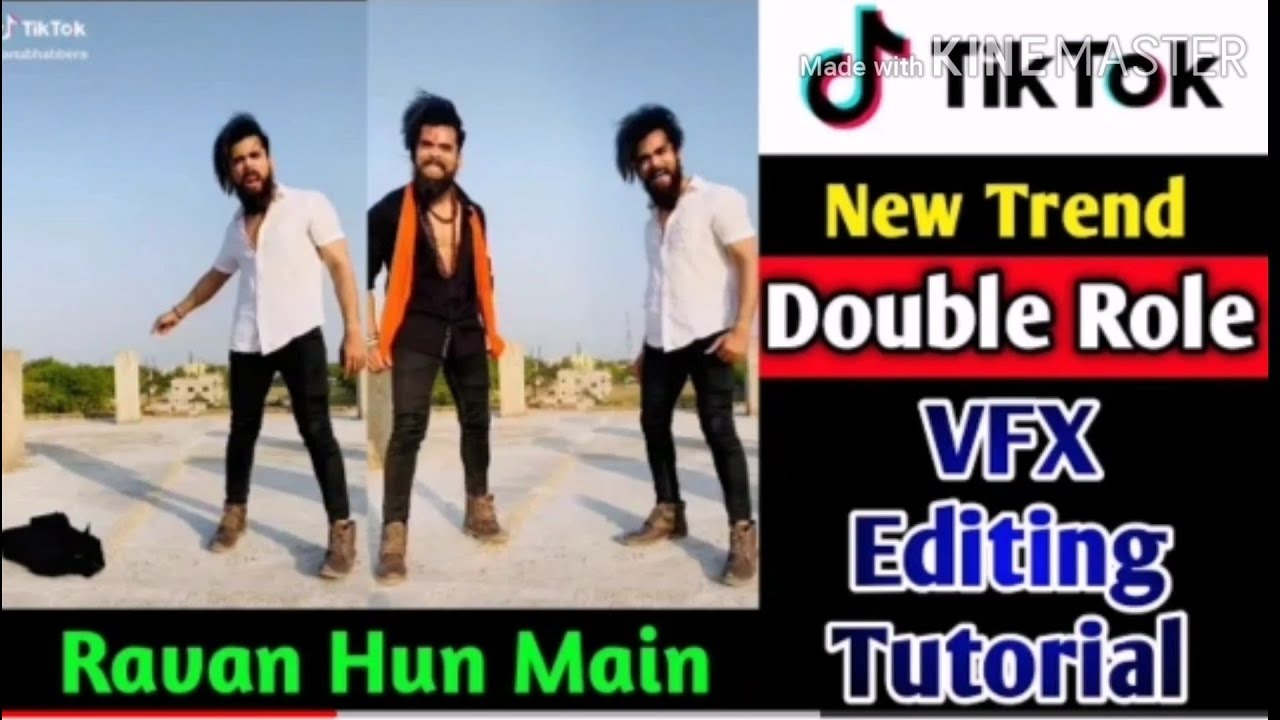 #like#share#subscribe TIK TOK Double Role VFX  Video kai