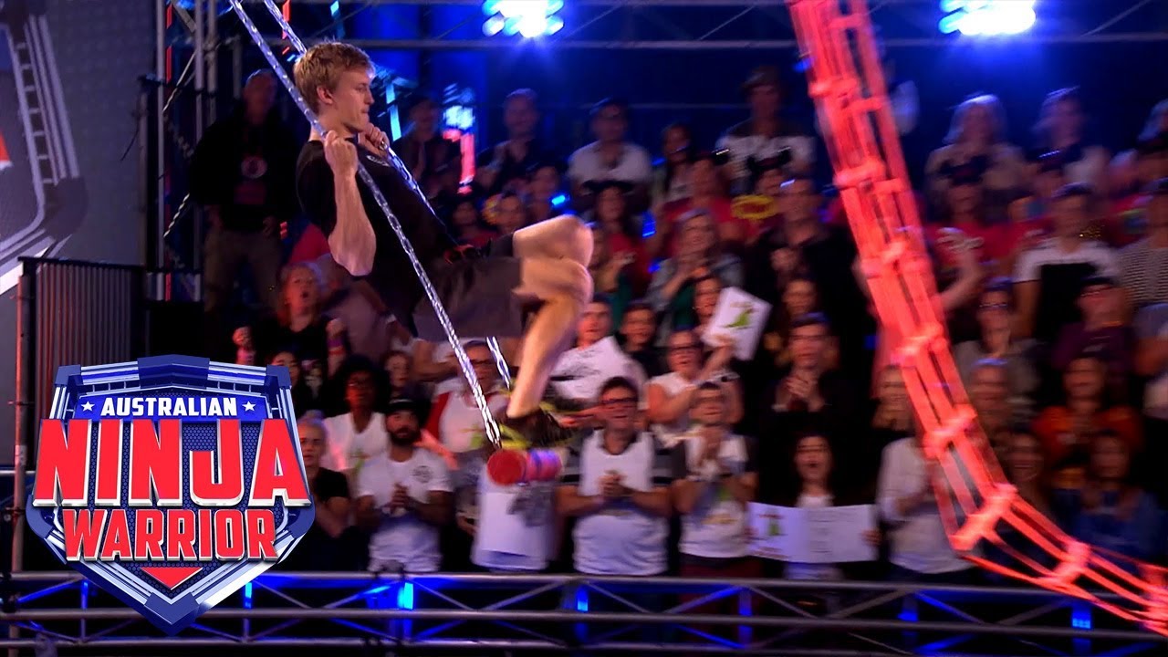 Swing To Cargo Net Australian Ninja Warrior 2018 Youtube