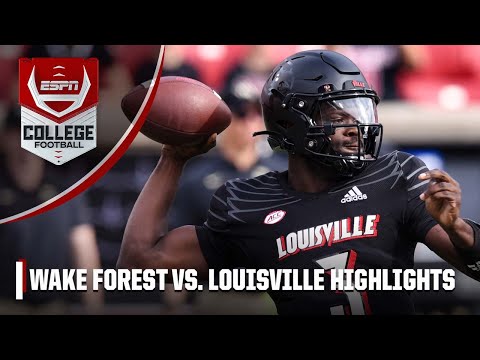 Wake forest demon deacons vs. Louisville cardinals | full game highlights