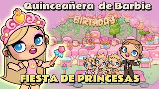 QUINCEAÑERA SORPRESA PARA BARBIE 🎉🎂 FIESTA DE PRINCESAS 👸 #avatarworld #barbie